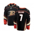 Youth Anaheim Ducks #7 Andrew Cogliano Fanatics Branded Black Home Breakaway Hockey Jersey