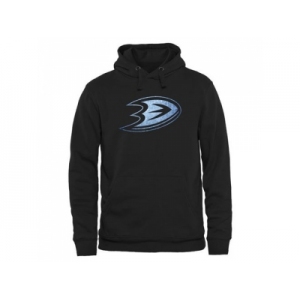 Anaheim Ducks Black Rinkside Pond Hockey Pullover Hoodie