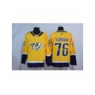 Men's Nashville Predators #76 P. K. Subban Yellow 2017-2018 adidas Hockey Stitched NHL Jersey