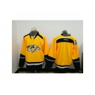 Men's Reebok Nashville Predators blank Gold NHL Jersey