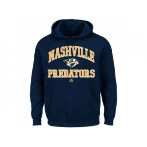 Nashville Predators Majestic Navy Blue Heart & Soul Hoodie