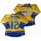 nhl Nashville Predators #12 Fisher Yellow