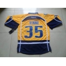 nhl jerseys nashville predators #35 rinne yellow 2011 new