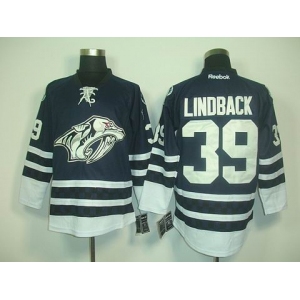 nhl jerseys nashville predators #39 lindback blue[lindback]