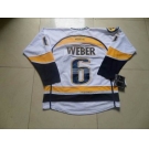 nhl jerseys nashville predators #6 weber white 2011 new