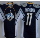 nhl nashville predators #11 legwand black