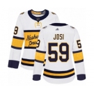 Women's Nashville Predators #59 Roman Josi Authentic White 2020 Winter Classic Hockey Jersey