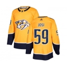 Youth Nashville Predators #59 Roman Josi Authentic Gold Home Hockey Jersey