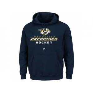 Nashville Predators Majestic Navy Blue Big & Tall Critical Victory Pullover Hoodie