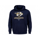 Nashville Predators Majestic Navy Blue Critical Victory VIII Fleece Hoodie