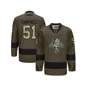 Florida Panthers #51 Brian Campbell Green Salute to Service Stitched NHL Jersey