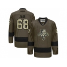 Florida Panthers #68 Jaromir Jagr Green Salute to Service Stitched NHL Jersey