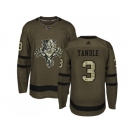 Men Adidas Florida Panthers #3 Keith Yandle Green Salute to Service Stitched NHL Jersey