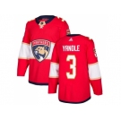 Men Adidas Florida Panthers #3 Keith Yandle Red Home Authentic Stitched NHL Jersey