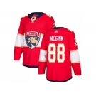 Men Adidas Florida Panthers #88 Jamie McGinn Red Home Authentic Stitched NHL Jersey