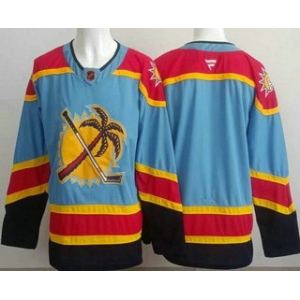 Men's Florida Panthers Blank Blue Authentic Jersey
