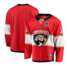 Men's Florida Panthers Blank Red 2025 Stanley Cup Final Home Stitched Hockey Jersey