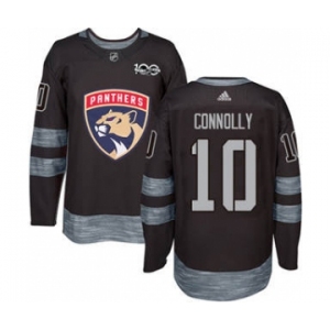 Men's Panthers #10 Brett Connolly Black 1917-2017 100th Anniversary Stitched Hockey Jersey