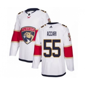 Men's Panthers #55 Noel Acciari White Road Authentic Stitched Hockey Jersey