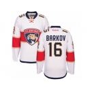 Men's Reebok Florida Panthers #16 Aleksander Barkov Authentic White Away NHL New Jersey