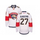 Men's Reebok Florida Panthers #27 Nick Bjugstad Authentic White Away NHL New Jersey