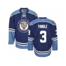 Men's Reebok Florida Panthers #3 Keith Yandle Authentic Navy Blue Third NHL Jersey