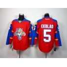 nhl jerseys florida panthers #5 ekblad red