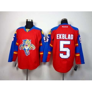 nhl jerseys florida panthers #5 ekblad red