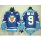 nhl jerseys florida panthers #9 weiss blue 2011 new