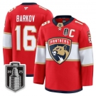 Youth Florida Panthers #16 Aleksander Barkov White 2025 Stanley Cup Final Premium Stitched NHL Hockey Jersey