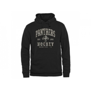 Men's Florida Panthers Black Camo Stack Pullover Hoodie