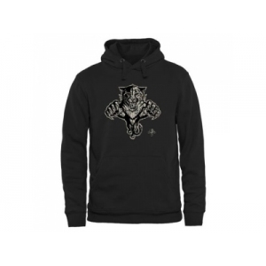 Men's Florida Panthers Black Rink Warrior Pullover Hoodie