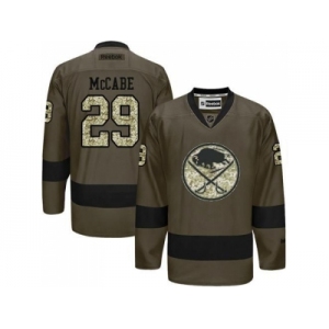 Buffalo Sabres #29 Jake McCabe Green Salute to Service Stitched NHL Jersey