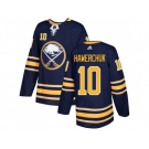 Men Adidas Buffalo Sabres #10 Dale Hawerchuk Navy Blue Home Authentic Stitched NHL Jersey