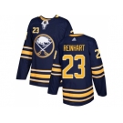 Men Adidas Buffalo Sabres #23 Sam Reinhart Navy Blue Home Authentic Stitched NHL Jersey