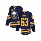 Men Adidas Buffalo Sabres #63 Tyler Ennis Navy Blue Home Authentic Stitched NHL Jersey