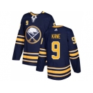 Men Adidas Buffalo Sabres #9 Evander Kane Navy Blue Home Authentic Stitched NHL Jersey