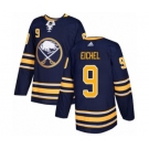 Men's Adidas Buffalo Sabres #9 Jack Eichel Authentic Navy Blue Home NHL Jersey