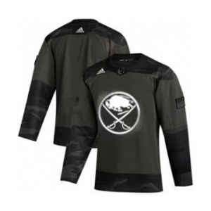 Men's Buffalo Sabres 2019 Veterans Day Authentic Practice Hockey Jersey Camo