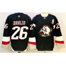Men's Buffalo Sabres #26 Rasmus Dahlin Black 2024-25 Alternate With A Patch Stitched Jersey