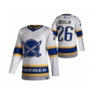 Men's Buffalo Sabres #26 Rasmus Dahlin White 2020-21 Reverse Retro Alternate Hockey Jersey