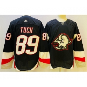 Men's Buffalo Sabres #89 Alex Tuch 2022-23 Black Stitched Jersey