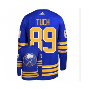 Men's Buffalo Sabres #89 Alex Tuch Blue Stitched Jersey