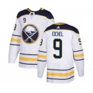 Men's Buffalo Sabres #9 Jack Eichel White Road Stitched Hockey Jersey