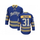 Men's Reebok Buffalo Sabres #31 Anders Nilsson Authentic Royal Blue Third NHL Jersey