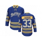 Men's Reebok Buffalo Sabres #33 Jason Kasdorf Authentic Royal Blue Third NHL Jersey