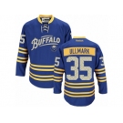 Men's Reebok Buffalo Sabres #35 Linus Ullmark Authentic Royal Blue Third NHL Jersey