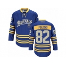 Men's Reebok Buffalo Sabres #82 Marcus Foligno Authentic Royal Blue Third NHL Jersey