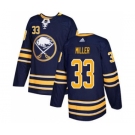 Men's Sabres #33 Colin Miller Navy Blue Home Authentic Stitched Hockey Jersey