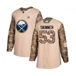 Men's Sabres #53 Jeff Skinner Camo 2017 Veterans Day Stitched Hockey Jersey